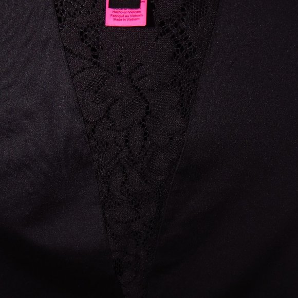 Black La Senza Long Sleeve Crop Top - Picture 2 of 5